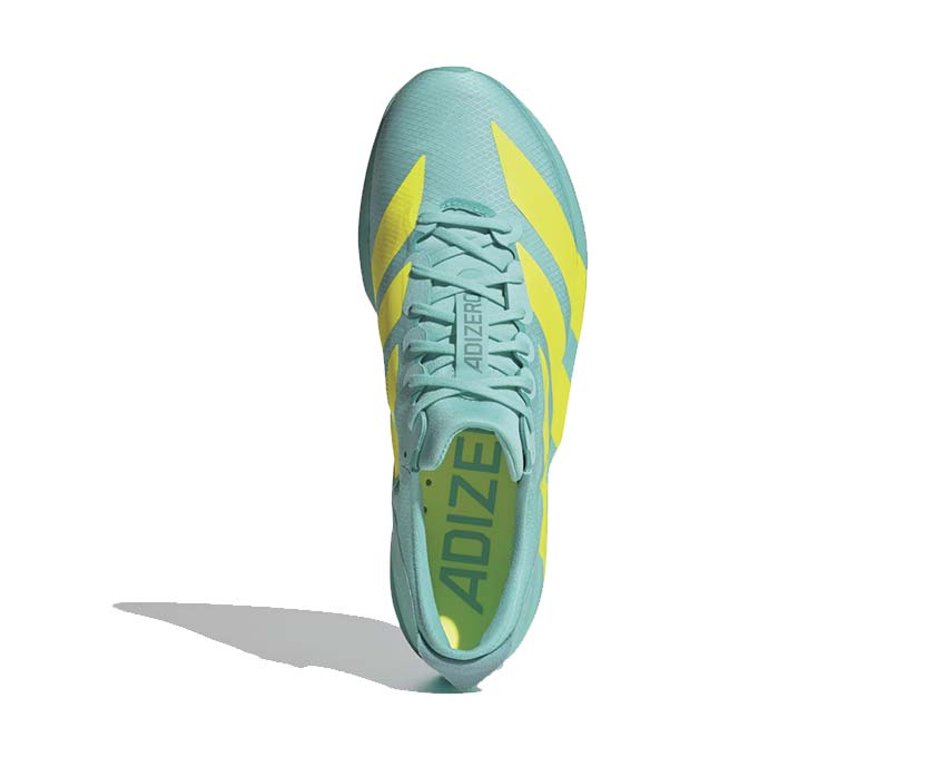Adidas Adizero Adios 9 Flash Aqua — vista trasera