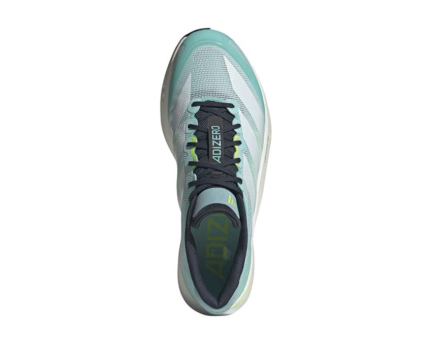 Adidas Adizero Boston 13 Flash Aqua — Rückansicht