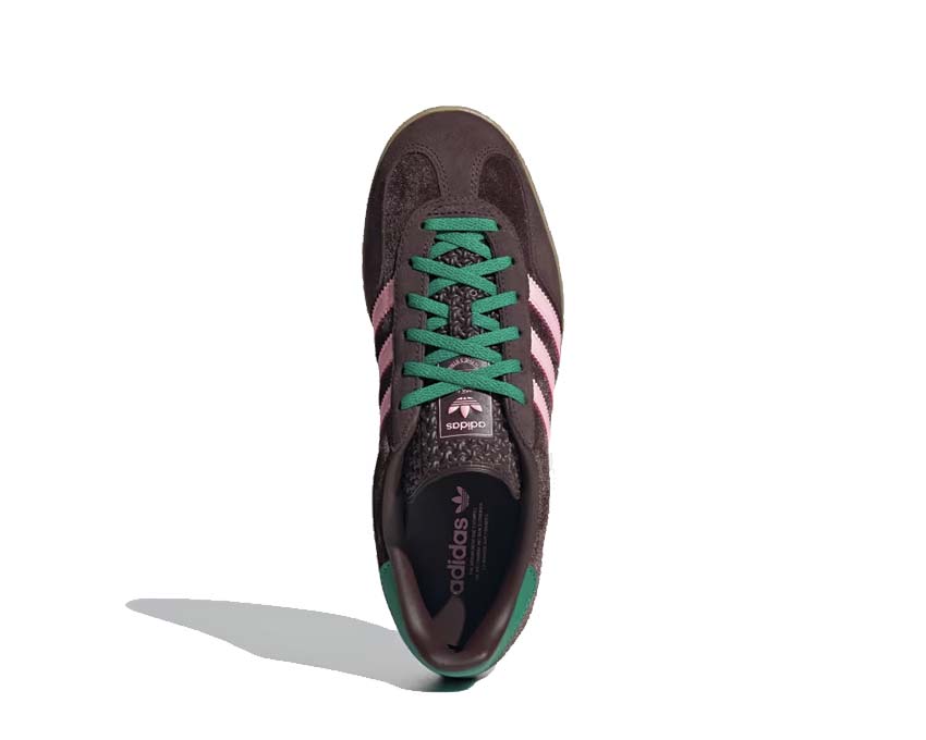 détail — daim Dark Brown Glow Pink Gazelle Indoor W