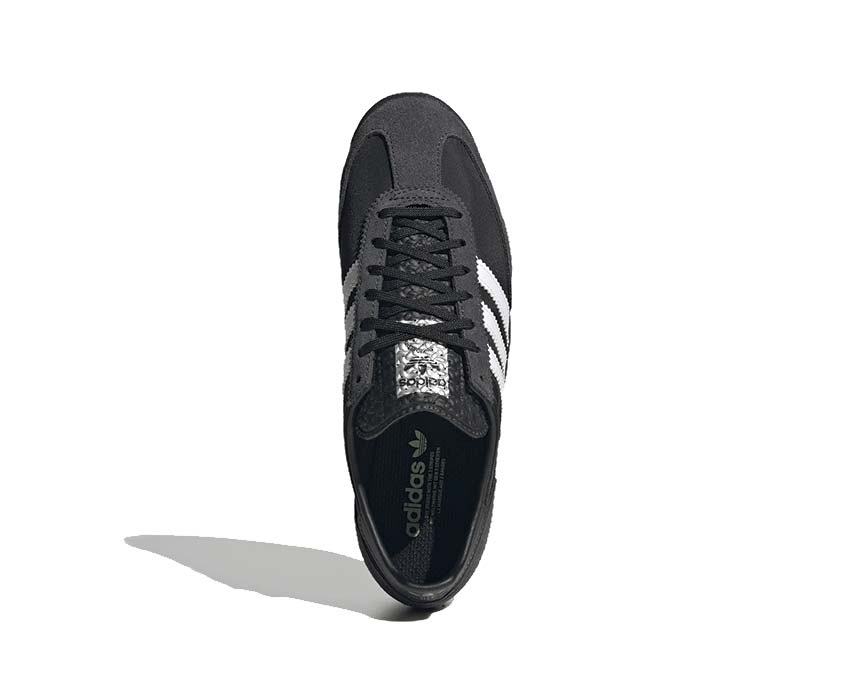 Adidas SL 72 OG W Core Black dettaglio — tomaia in camoscio nero