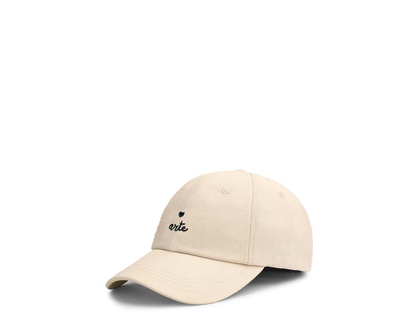 Arte Heart Logo Cap Cream — casquette unisexe logo cœur brodé streetwear