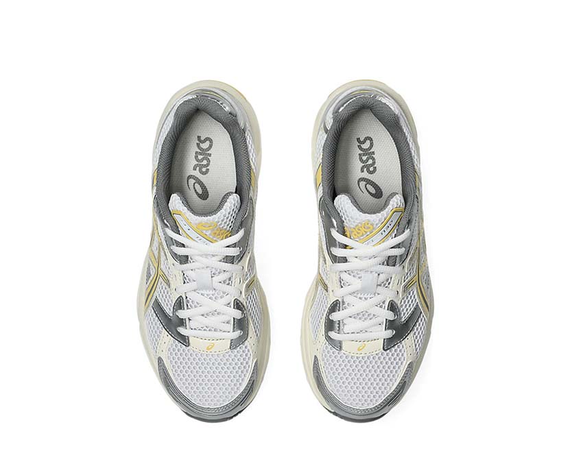 Asics Gel 1130 Faded Yellow White/Faded Yellow arrière — amorti Gel talon rétro