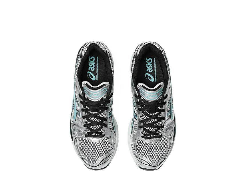Asics Gel Kayano 14 Waterfall White/Waterfall arrière — amorti Gel talon