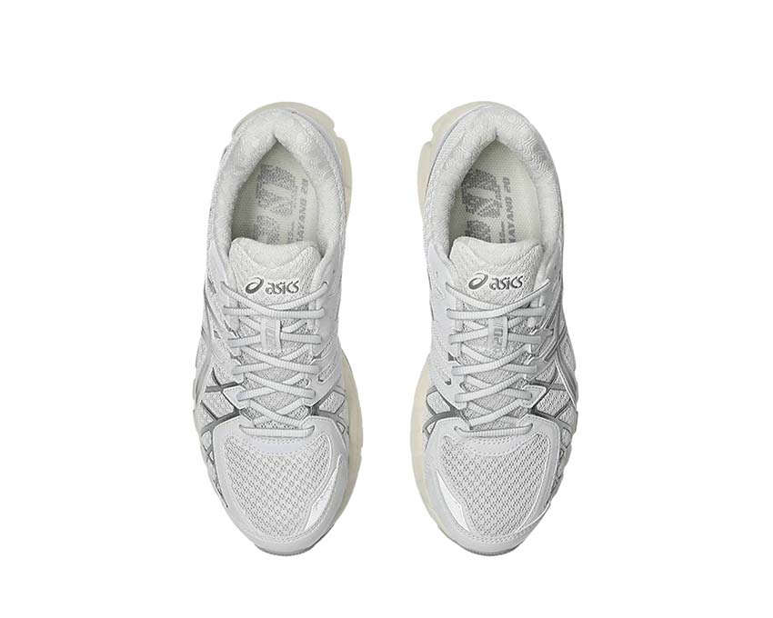 Asics Gel Kayano 20 White White/Pure Silver arrière — amorti Gel stabilité