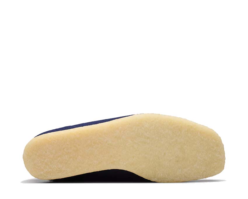 Clark Wallabee Navy Wool 26178225 7 070