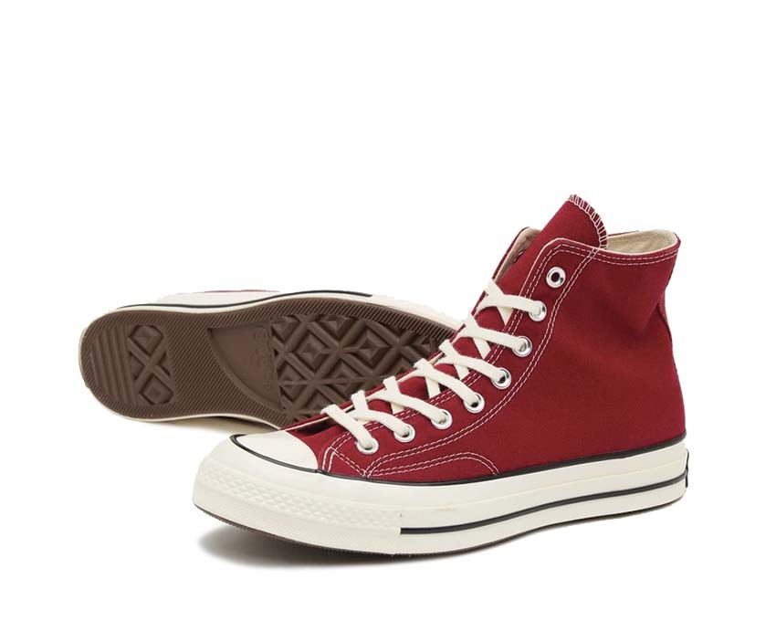 Converse Chuck 70 Classic Hi Red Egret détail — logo converse classic