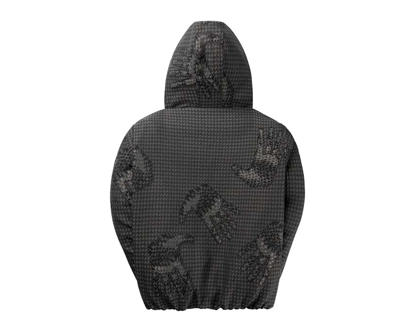 Daily Paper Tariq Trapped Jacket Black vista lateral — detalle bolsillos técnicos