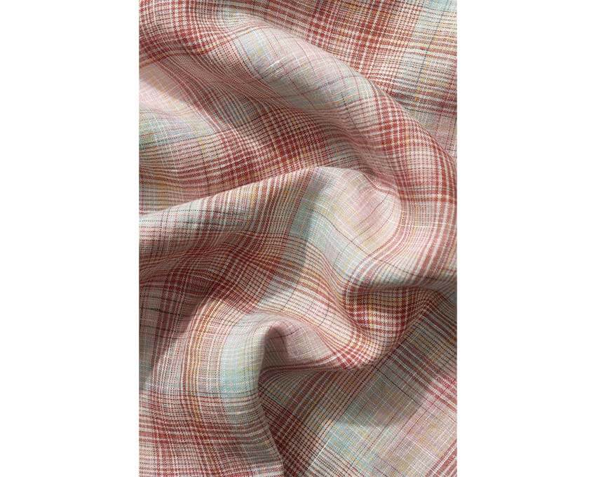 Edmmond Studios Crafty Shirt blue detail — artisan print and relaxed fit