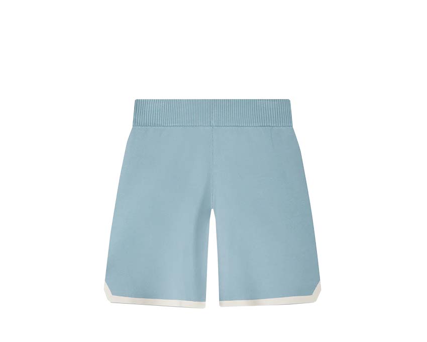 Filling Pieces Knit Short Gardener Arona détail — détail tricot vert arona Amsterdam