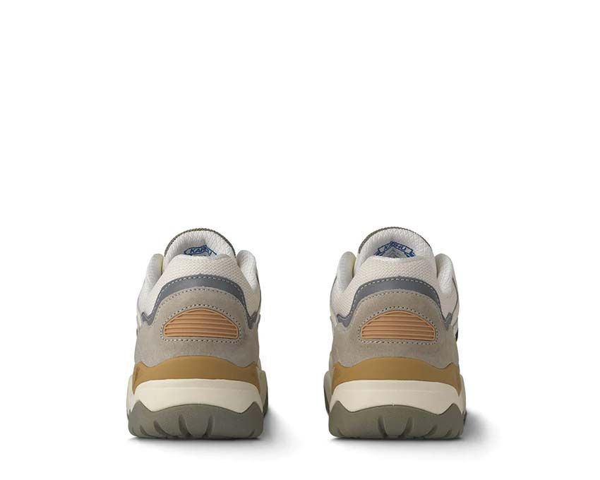 Karhu Fusion XT Winter Green dettaglio — logo orso Karhu ricamato cross training verde