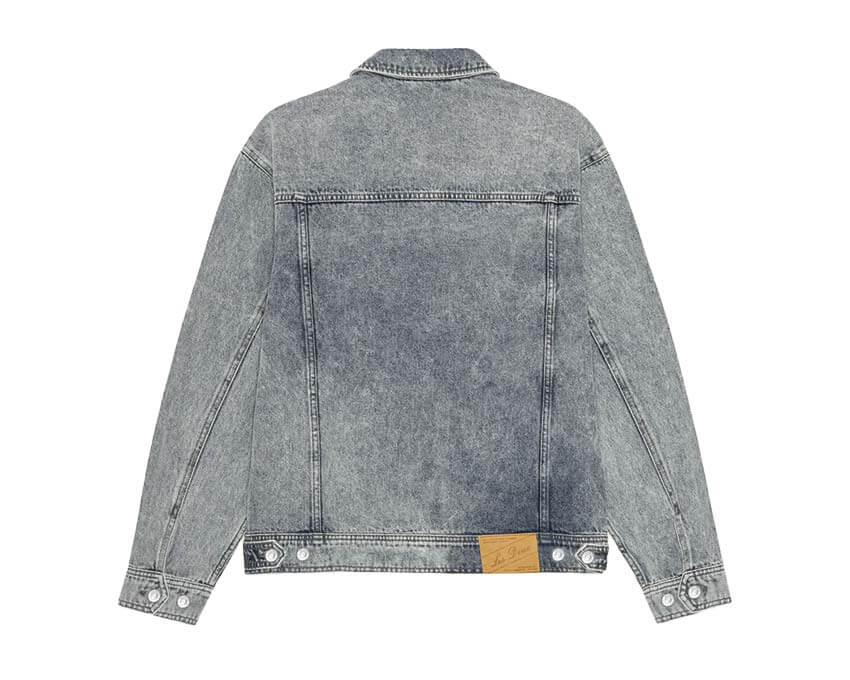Les Deux Rally Ice Blue Denim Jacket vue latérale — coupe et lavage denim