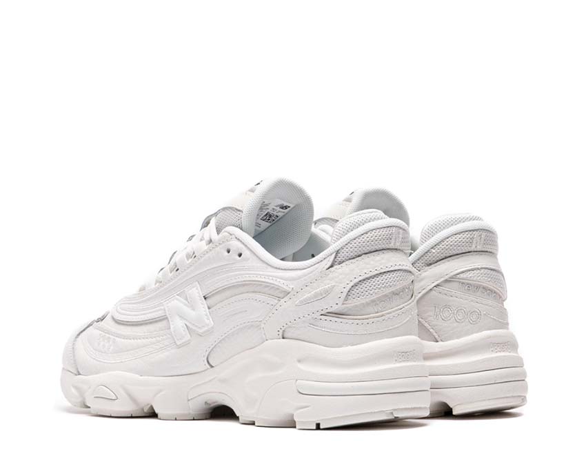 New Balance 1000 Sea Salt Detail — Mesh und Premium-Wildleder Obermaterial