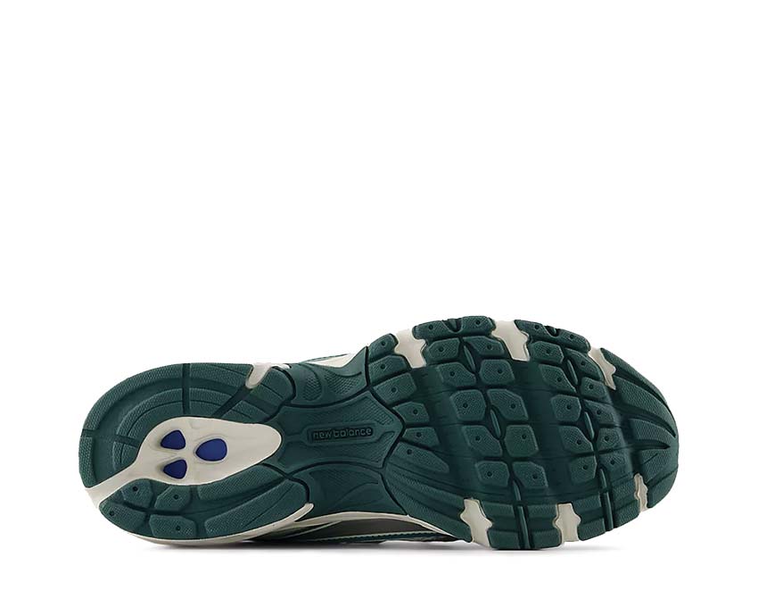 New Balance 740 White Marsh Green — Draufsicht komplettes Paar