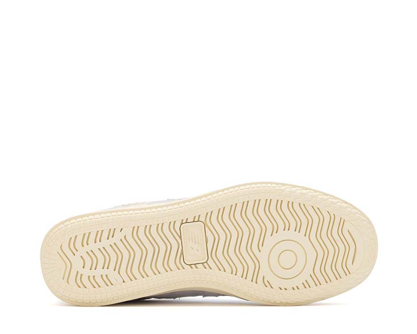 New Balance T500 Pearl Grey/Linen/Ice Wine semelle — semelle tennis EVA légère