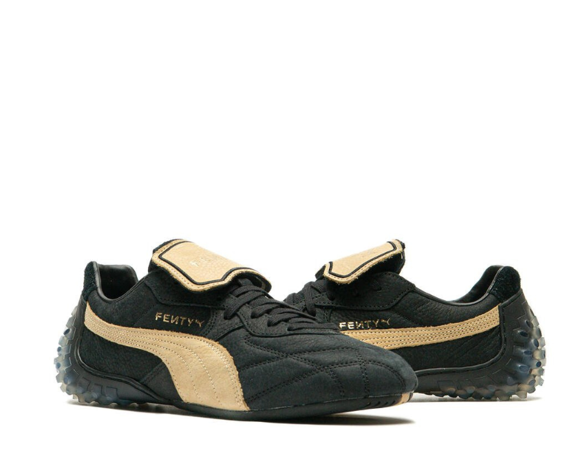 Puma Fenty Avanti LS Noir dos — talon cuir noir prairie tan Avanti
