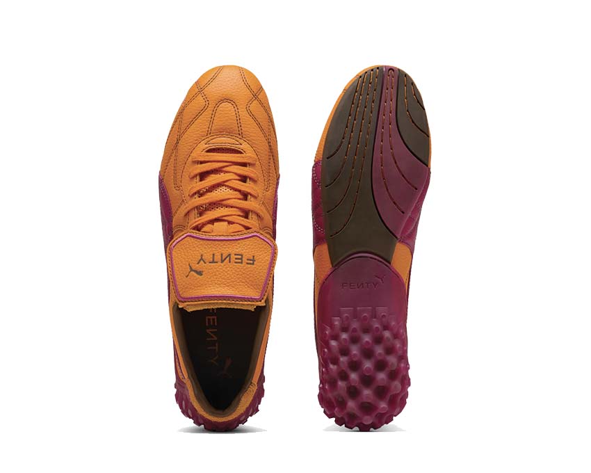 Puma x Fenty Avanti LS Pumpkin Pie détail — lacets Fenty by Rihanna