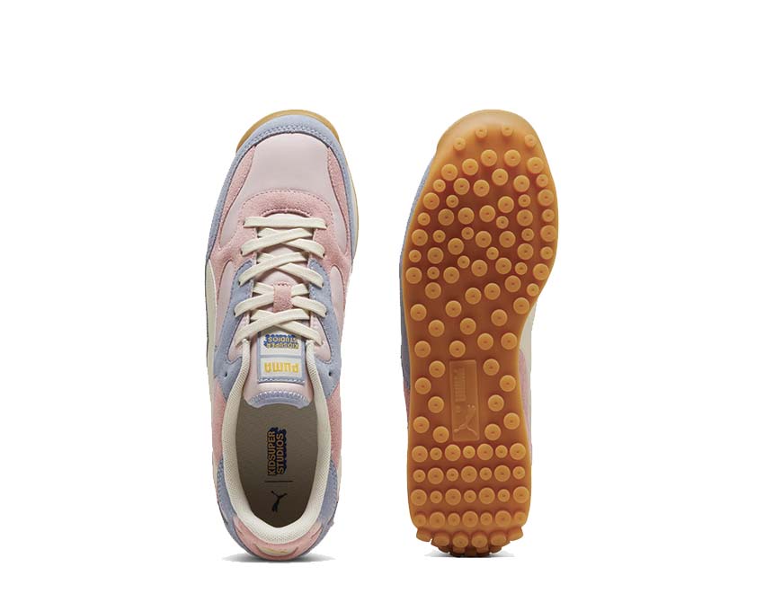 Puma x KIDSUPER Easy Rider Mauve Mist Snow dettaglio — artwork