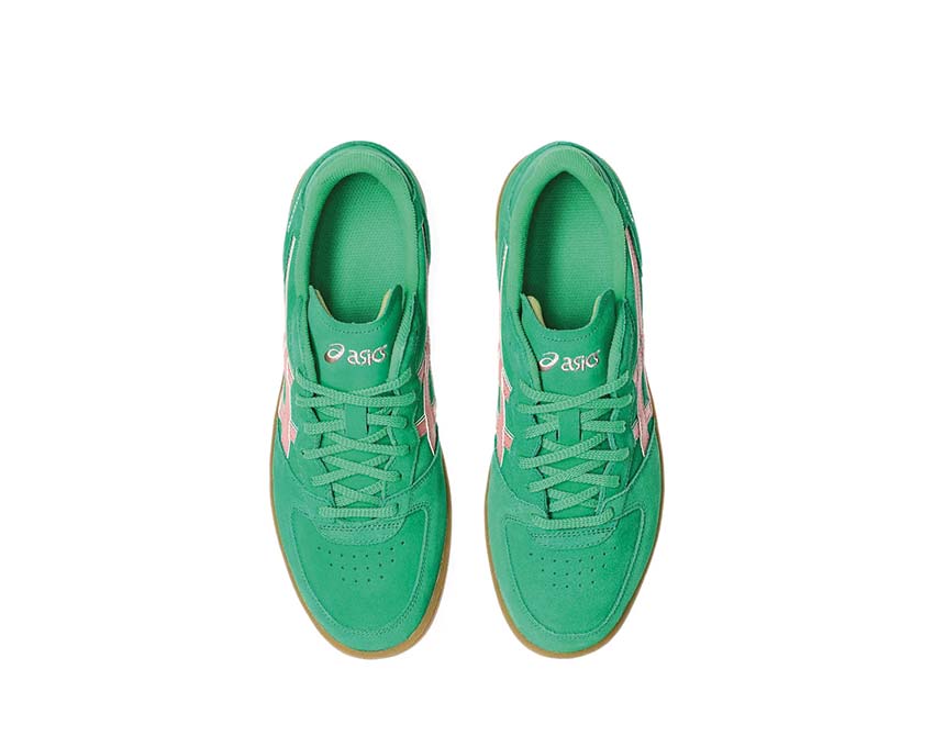 Asics Skyhand OG Cilantro/Grapefruit vista posteriore — ammortizzazione Gel tallone lifestyle