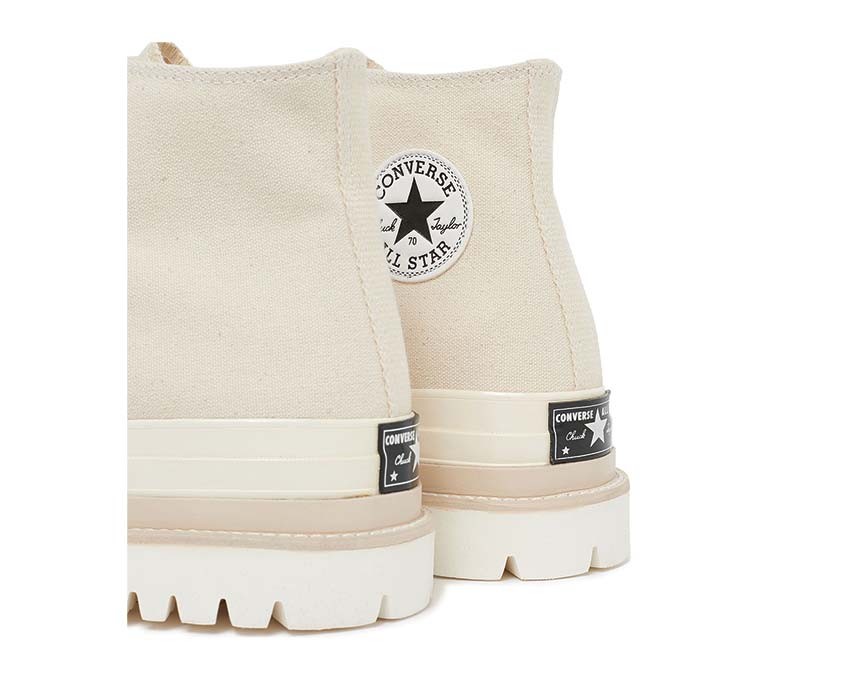 Converse Chuck 70 Canvas Ltd Blanc/Naturel Detail — rohes natürliches Canvas-Finishing limitiert