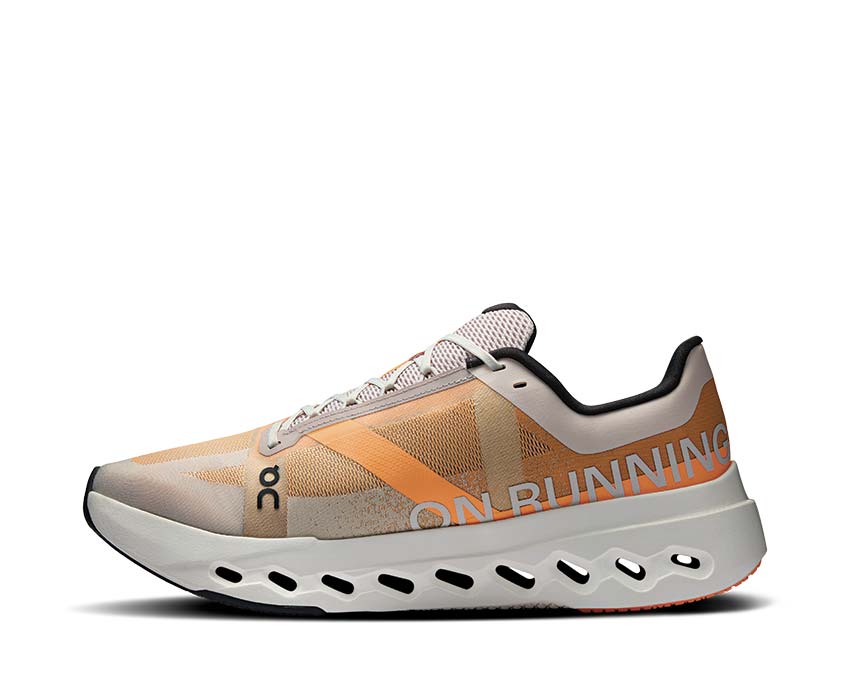 On Cloudsurfer Next Tangerine détail — mesh respirant running homme