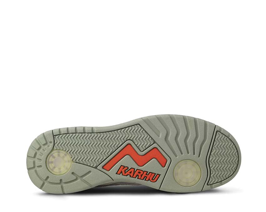 Karhu Fusion XT Cloud Dancer/Agate Grey dettaglio — accento Agate Grey
