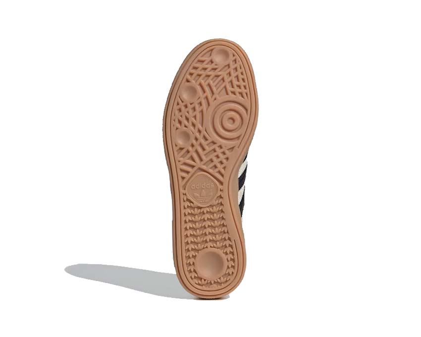 Adidas Handball Spezial W Cloud White — vista posteriore tallone nero a contrasto