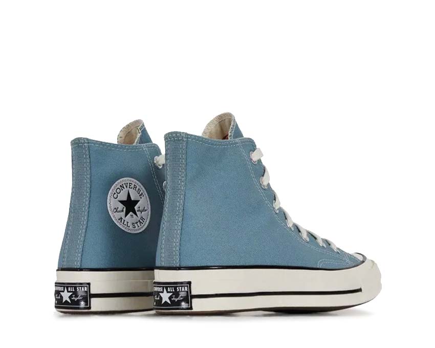 Converse Chuck 70 Hi Cocoon Blue Egret Sohle — weiße Vulkanisierungssohle