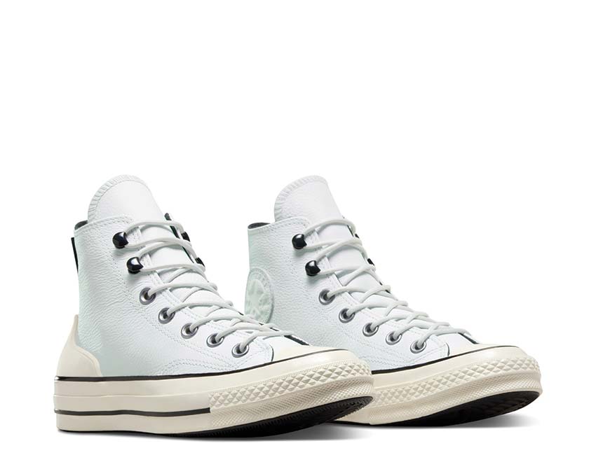 Converse Chuck 70 Hi Moonbath Egret Sohle — weiße Vulkanisierungssohle