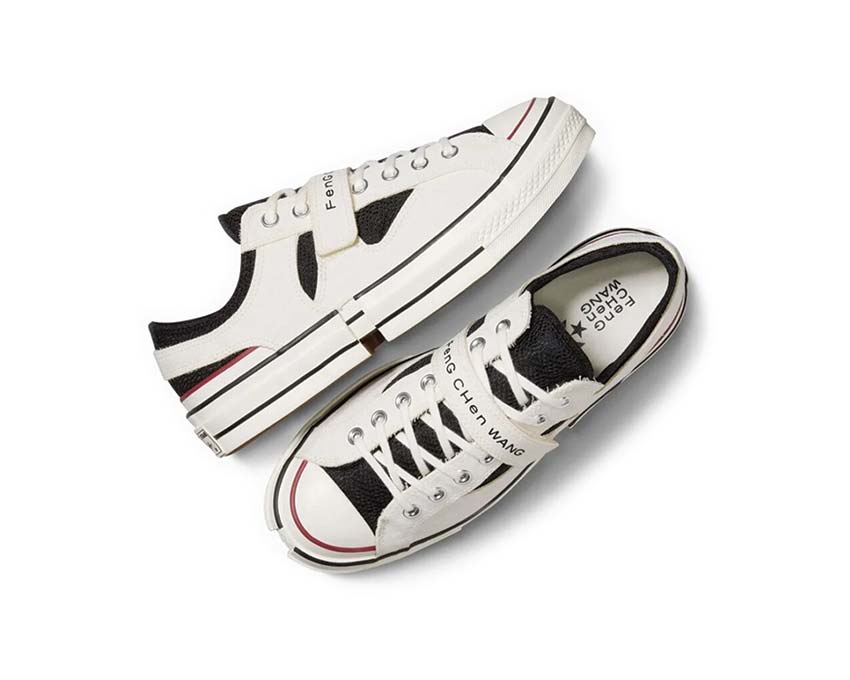 Converse X Feng Chen Wang 2-in-1 Chuck 70 Black/Egret détail — mécanisme 2-en-1 Feng Chen Wang