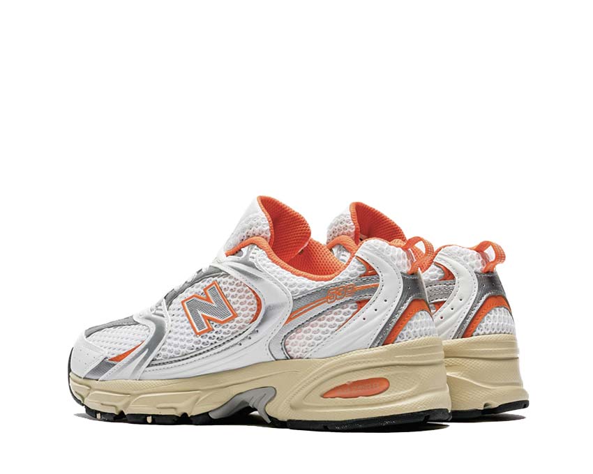 New Balance 530 White Sun Glow suola — ammortizzazione corsa imbottita