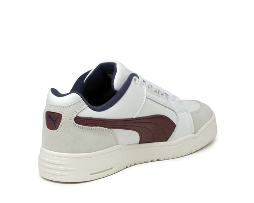 Puma Slipstream Lo Retro White Regal Red suola — suola tennis piatta