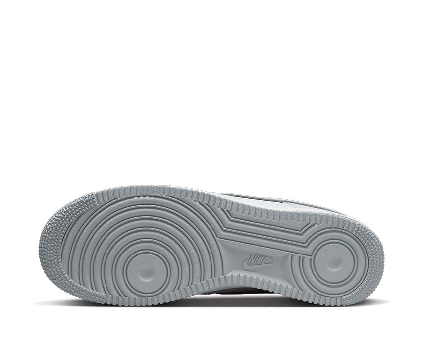 Nike Air Force 1 '07 White Wolf Grey — vista posteriore sneaker uomo