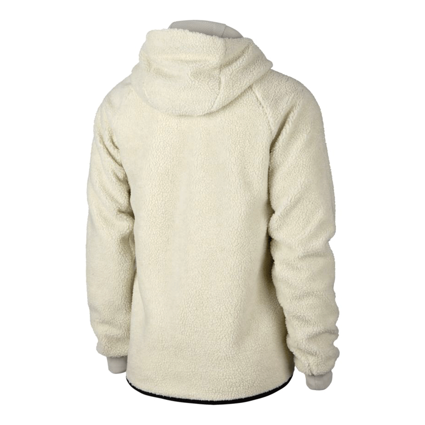 Nike Windrunner Tech Fleece Sherpa détail — matière sherpa doublée