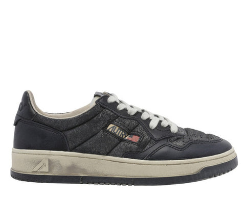Autry Sup Vint Low "Padded Black"
