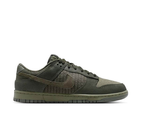 Nike Dunk Low Retro Prm Cargo Khaki — sneakers kaki militaire monochrome