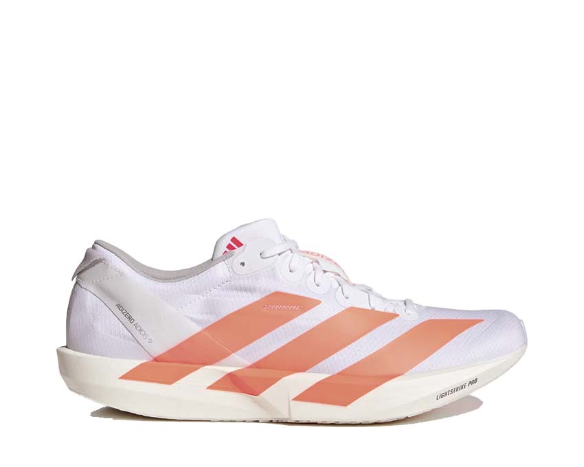 Adidas Adizero Adios 9 Lucid Orange — zapatilla running hombre ligera