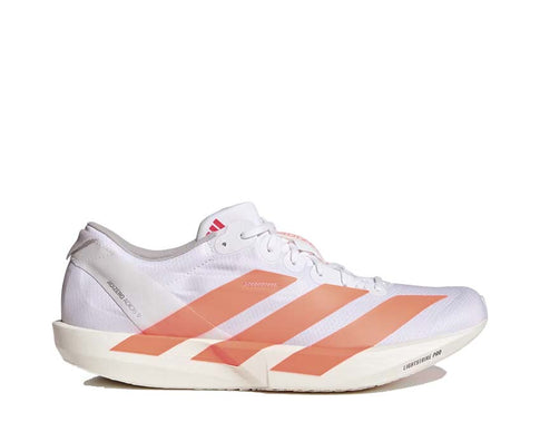 Adidas Adizero Adios 9 Lucid Orange — zapatilla running hombre ligera