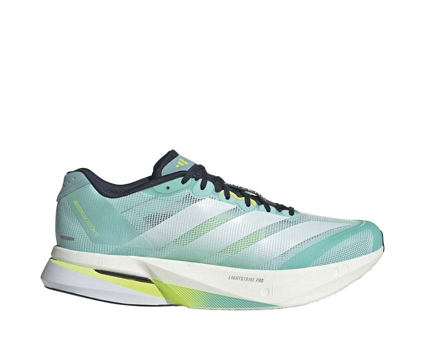 Adidas Adizero Boston 13 Flash Aqua — sneaker homme route légère