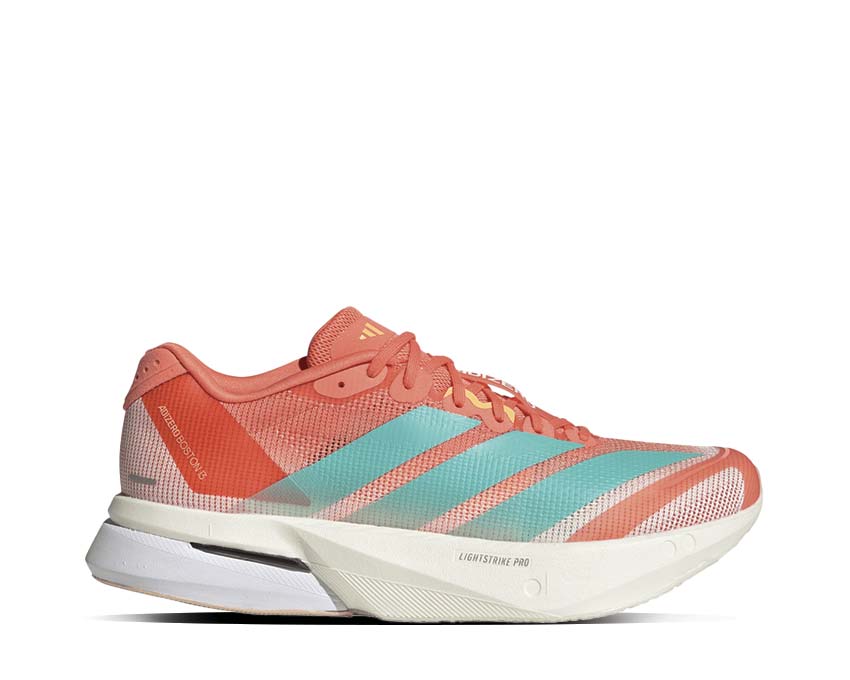 Adidas Adizero Boston 13 W Flash Orange — Laufschuh Damen ultraleicht