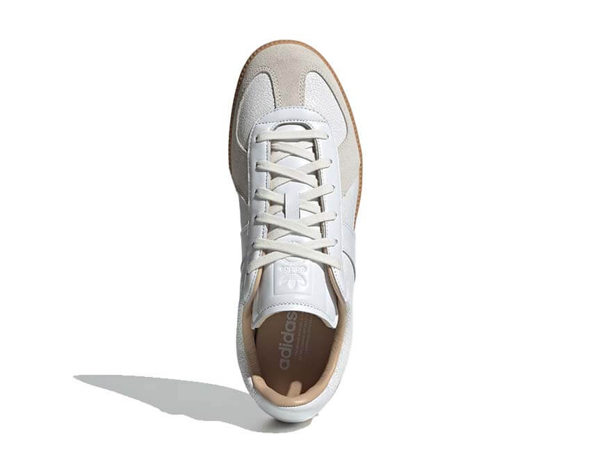 Adidas BW Army Cloud White Rückansicht — verstärkter Fersenbereich Militärstil