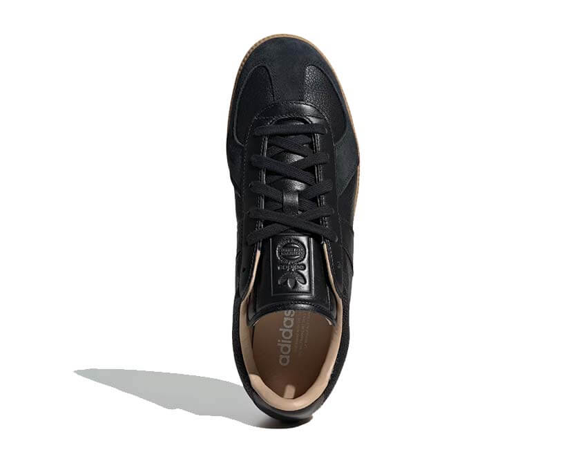 Adidas BW Army Lux Core Black — vue du dessus, design épuré unisexe