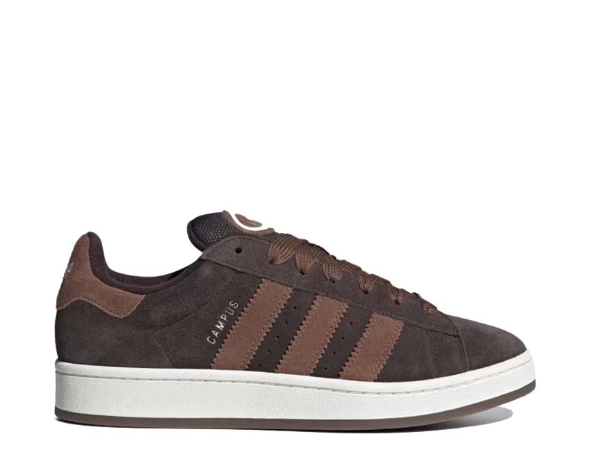 Adidas Campus 00s Dark Brown — sneaker unisexe daim marron foncé 3 bandes