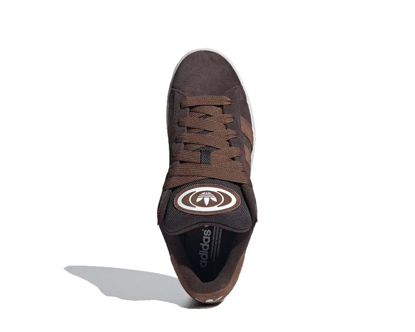 Adidas Campus 00s Dark Brown — vue arrière talon et logo brodé