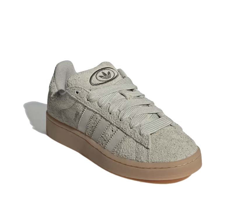 vista lateral — Campus 00s Putty Grey suela goma plana