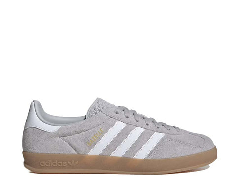 Adidas Gazelle Indoor Grey Two — Unisex Sneaker Wildleder grau Indoor Gummisohle