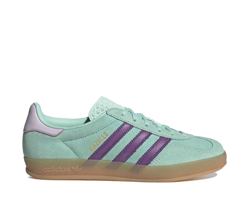 Adidas Gazelle Indoor W Clear Mint — sneaker femme tige en daim