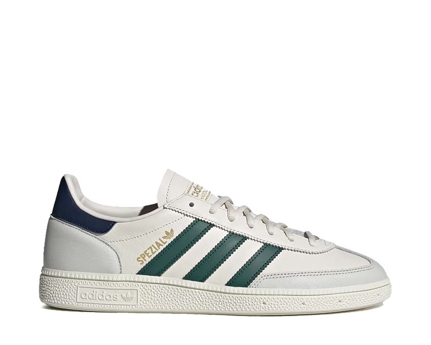 Adidas Handball Spezial Chalk White Collegiate Green — Damen Sneaker Leder Handball Vintage