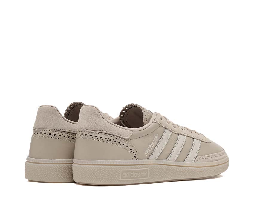 Adidas Handball Spezial Wonder Beige Detail — 3-Streifen-Logo und Zunge