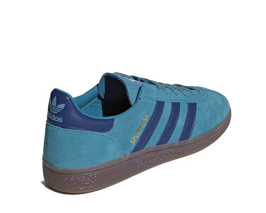 Adidas Handball Spezial Tactile Steel détail — finition daim gris métallique MIG