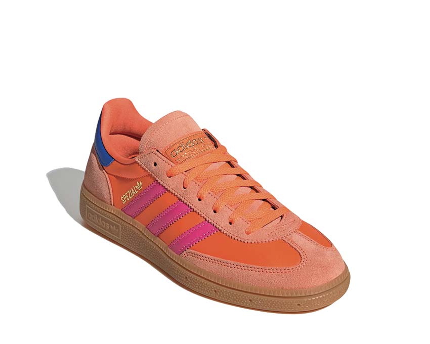 Adidas Handball Spezial W Solar Orange semelle — semelle gomme plate caoutchouc